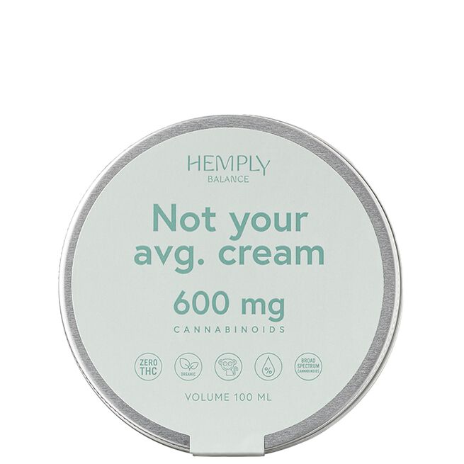 Hemply Balance Not your avg. cream Skin Balm 100 (600 mg cannabinoids)